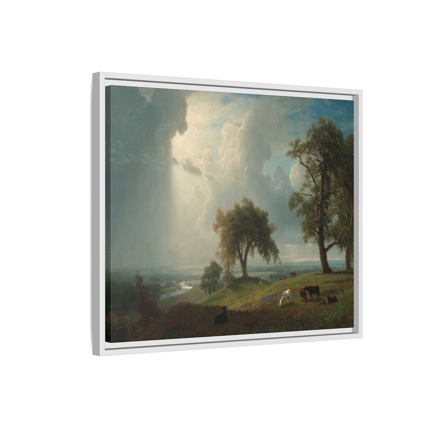 Bierstadt, Albert - California Spring (1875) - Matte Canvas, Framed