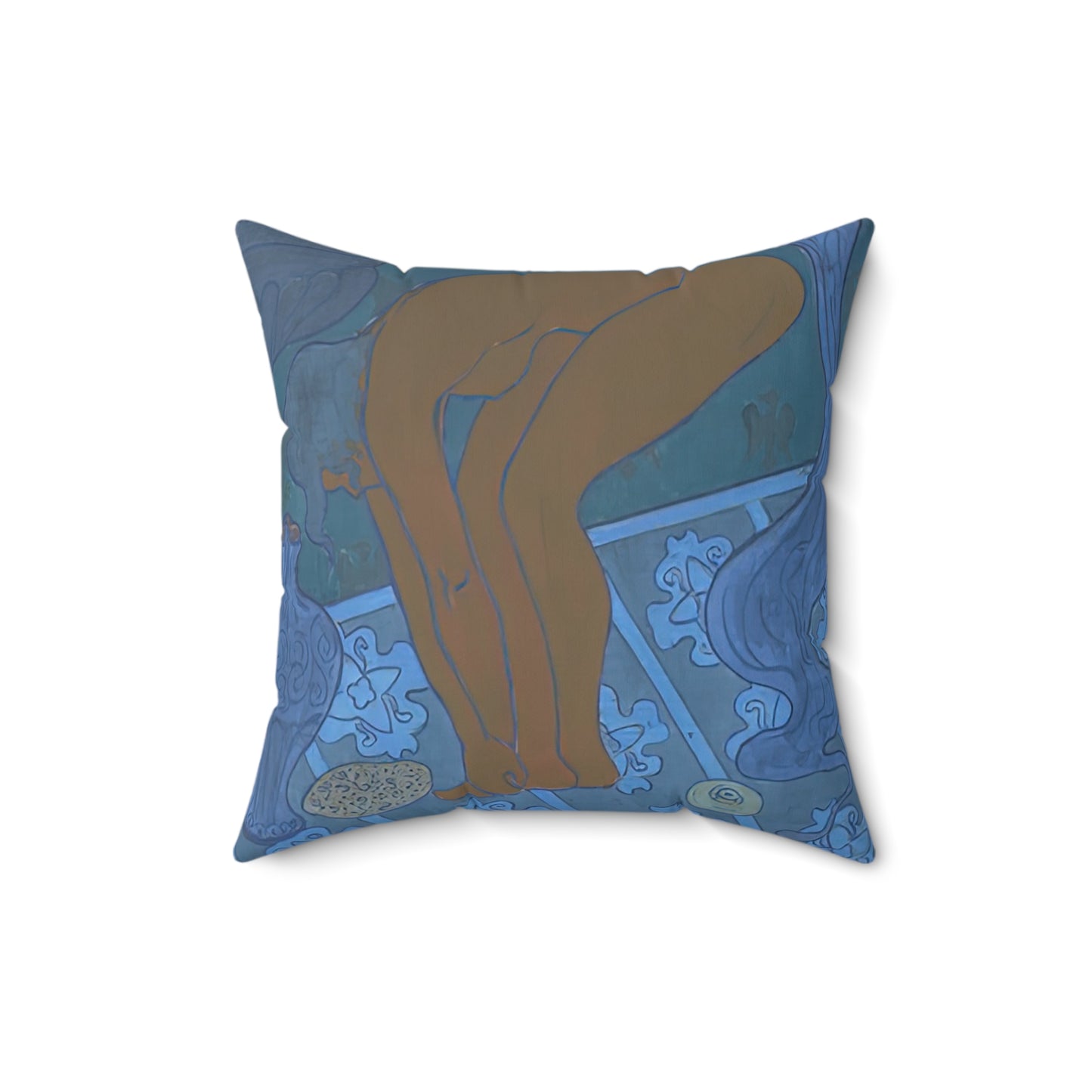 Ranson, Paul - The Blue Bather (1891) - Suede Square Pillow