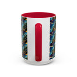 Obsidian Grandmothers Mandala - Colorful Accent Mugs