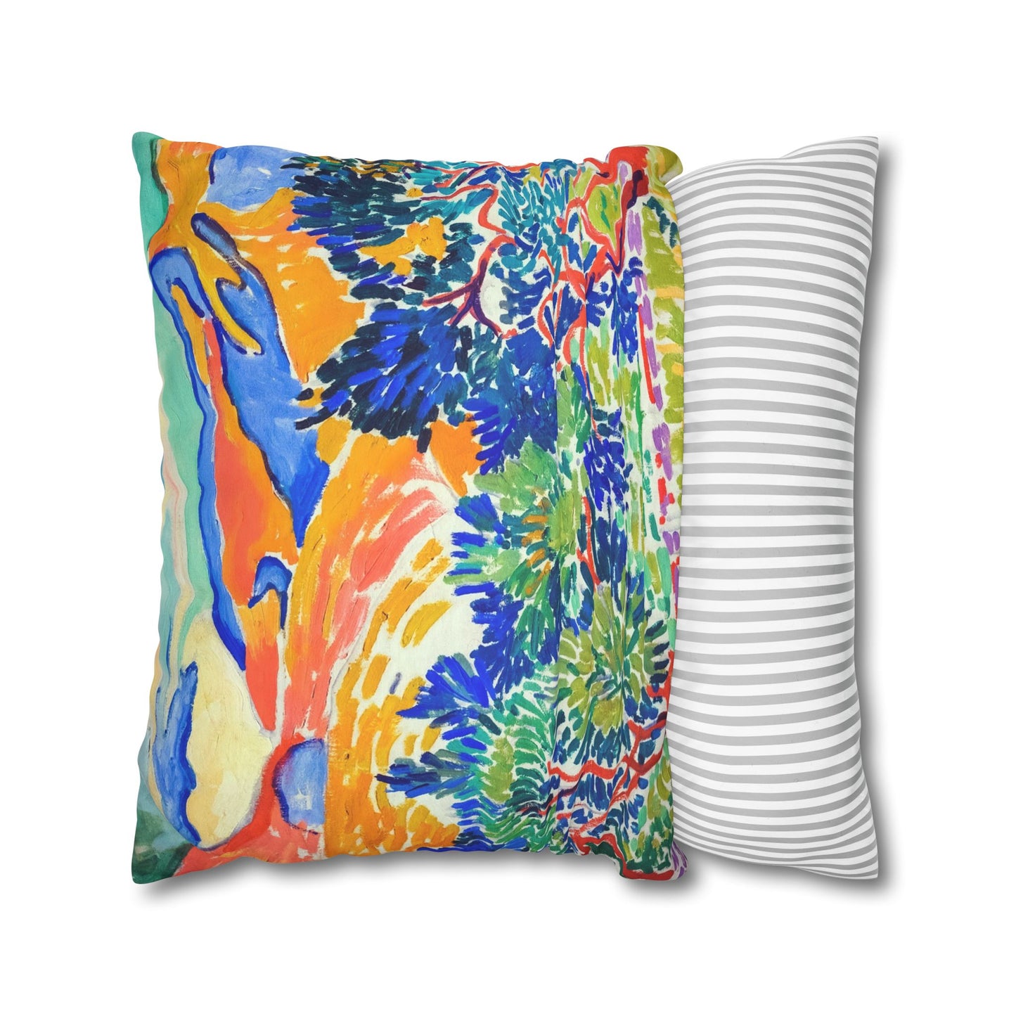 Matisse, Henri - Woman with a Hat (1905) - Suede Square Pillowcase