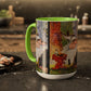 Cézanne, Paul - A Modern Olympia (1874) - Colorful Accent Mugs