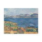Cézanne, Paul - The Bay of Marseille, Seen from L'Estaque (1885) - Canvas Block, unframed