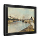 Morisot, Berthe - The Harbor at Lorient (1869) - Matte Canvas, Framed