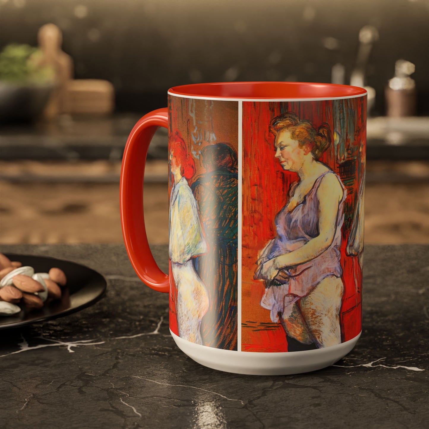 Toulouse-Lautrec, Henri - The Medical Inspection (1894) - Colorful Accent Mugs