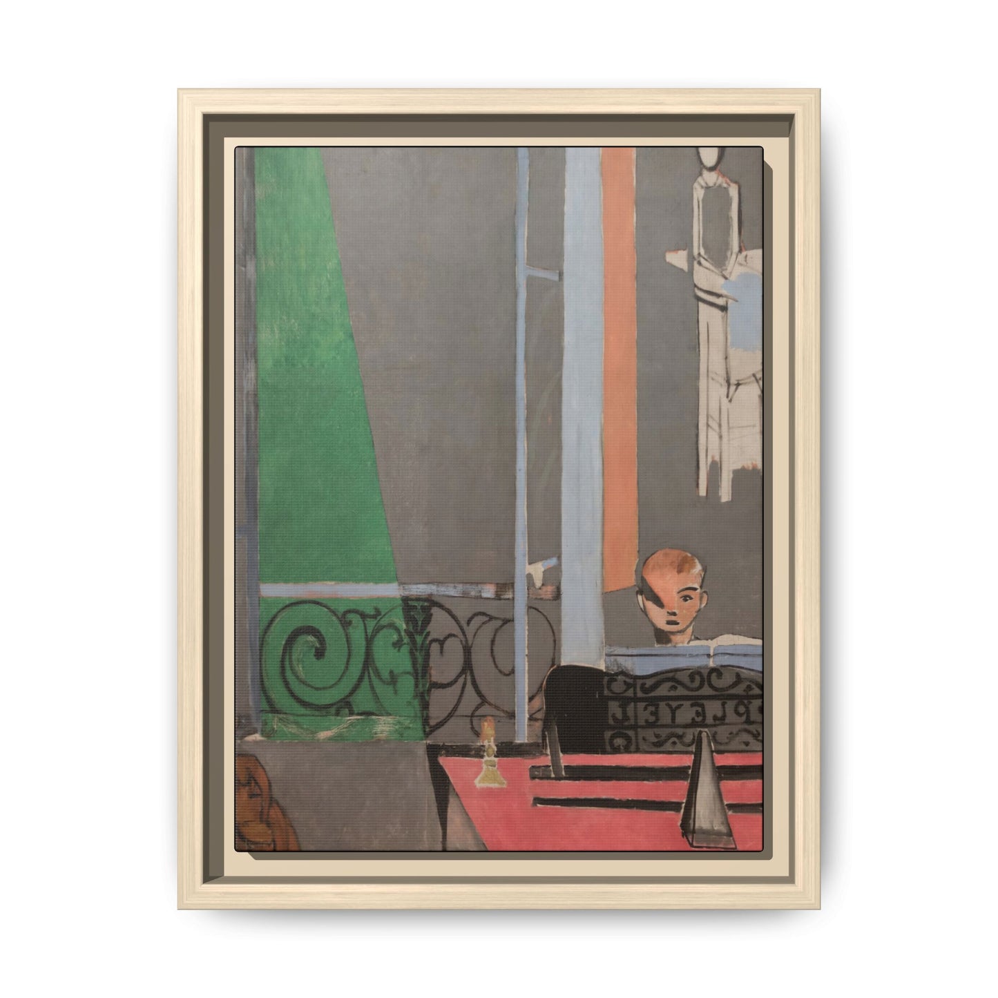 Matisse, Henri - Piano Lesson (1916) - Matte Canvas, Framed