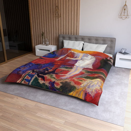 Ranson, Paul - The Golden Head of Hair (1909) - Microfiber Duvet Cover