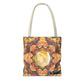 Filiger, Charles - Woman’s Head with Closed Eyes (1893) - Tote Bag