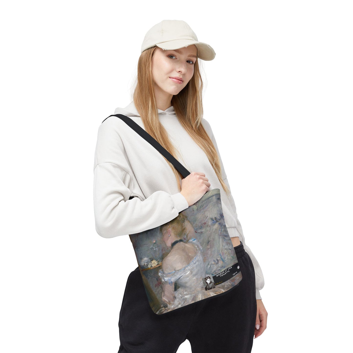 Morisot, Berthe - Woman at Her Toilette (1880) - Tote Bag