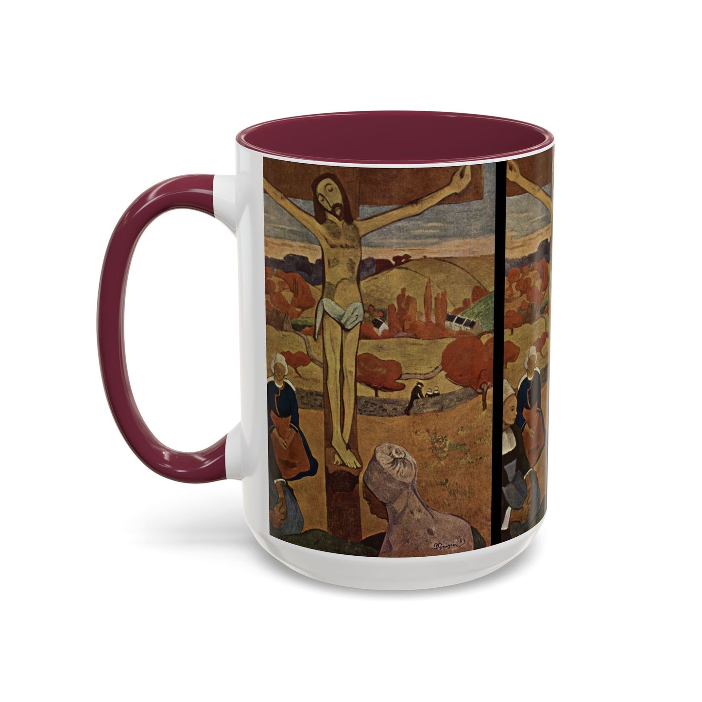 Gauguin, Paul - The Yellow Christ (1889) - Colorful Accent Mugs