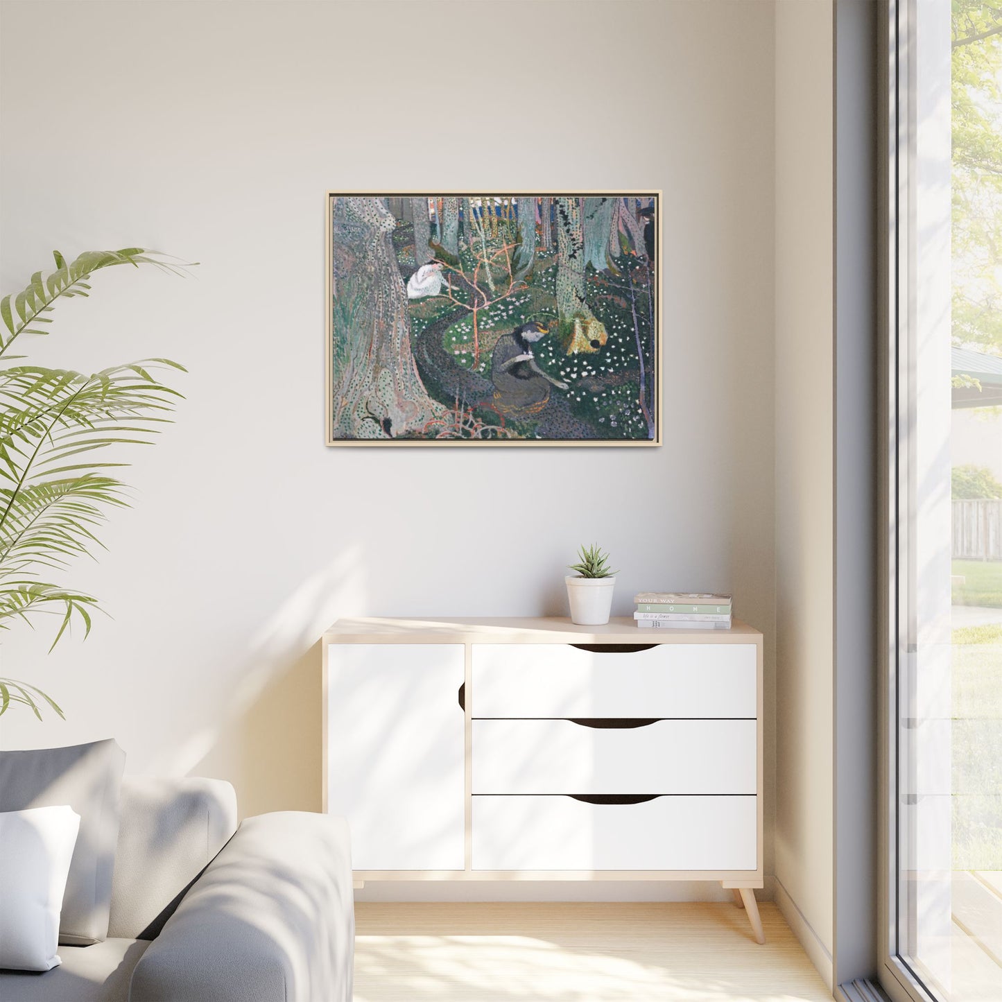 Denis, Maurice - April (1892) - Matte Canvas, Framed