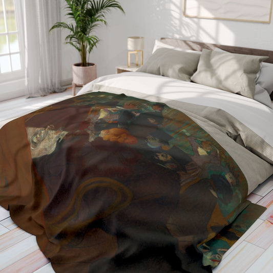 Toulouse-Lautrec, Henri - At the Moulin Rouge (1892) - Arctic Fleece Blanket