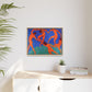 Matisse, Henri - Dance (II) (1910) - Matte Canvas, Framed