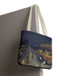Pissarro, Camille - The Boulevard Montmartre At Night (1897) - Tote Bag