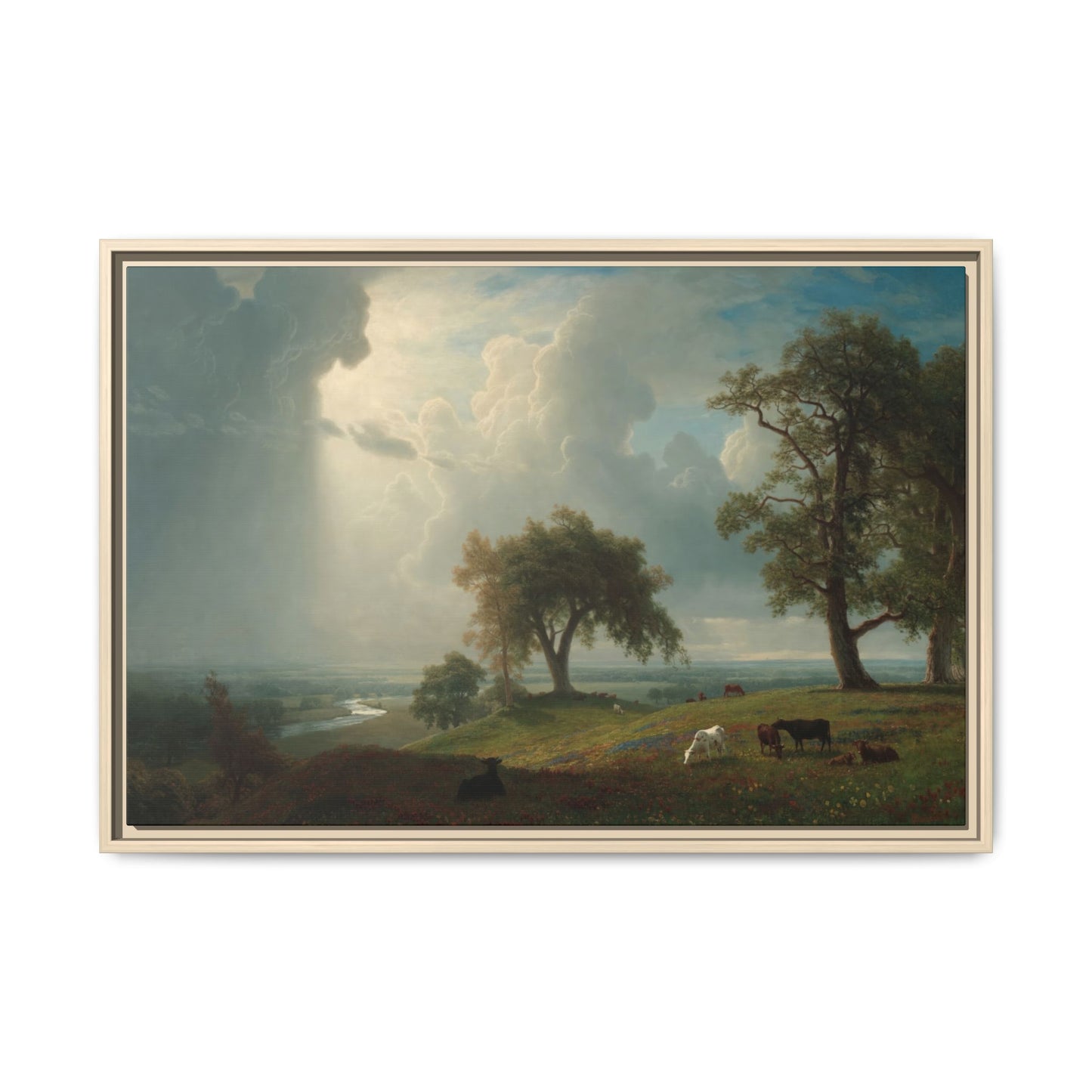 Bierstadt, Albert - California Spring (1875) - Matte Canvas, Framed