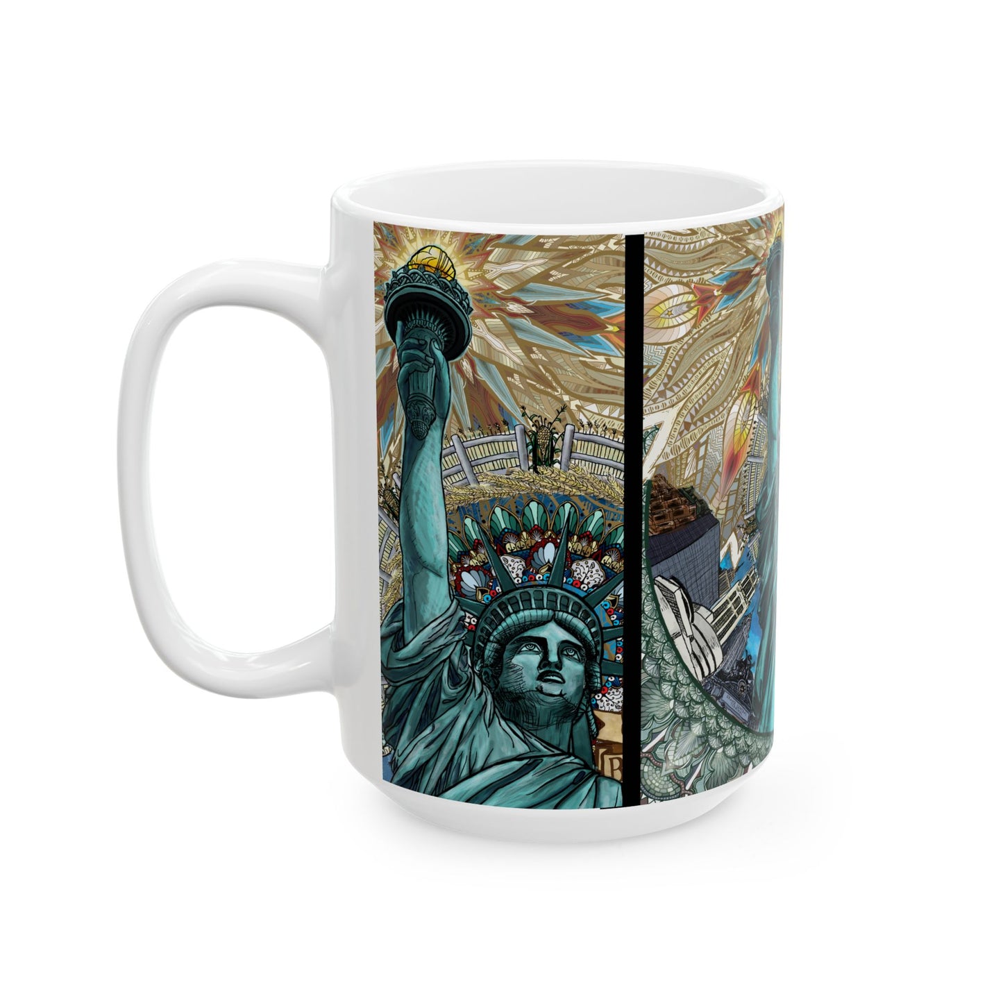 Pacio, Adam - Liberty Mandala - Ceramic Mug