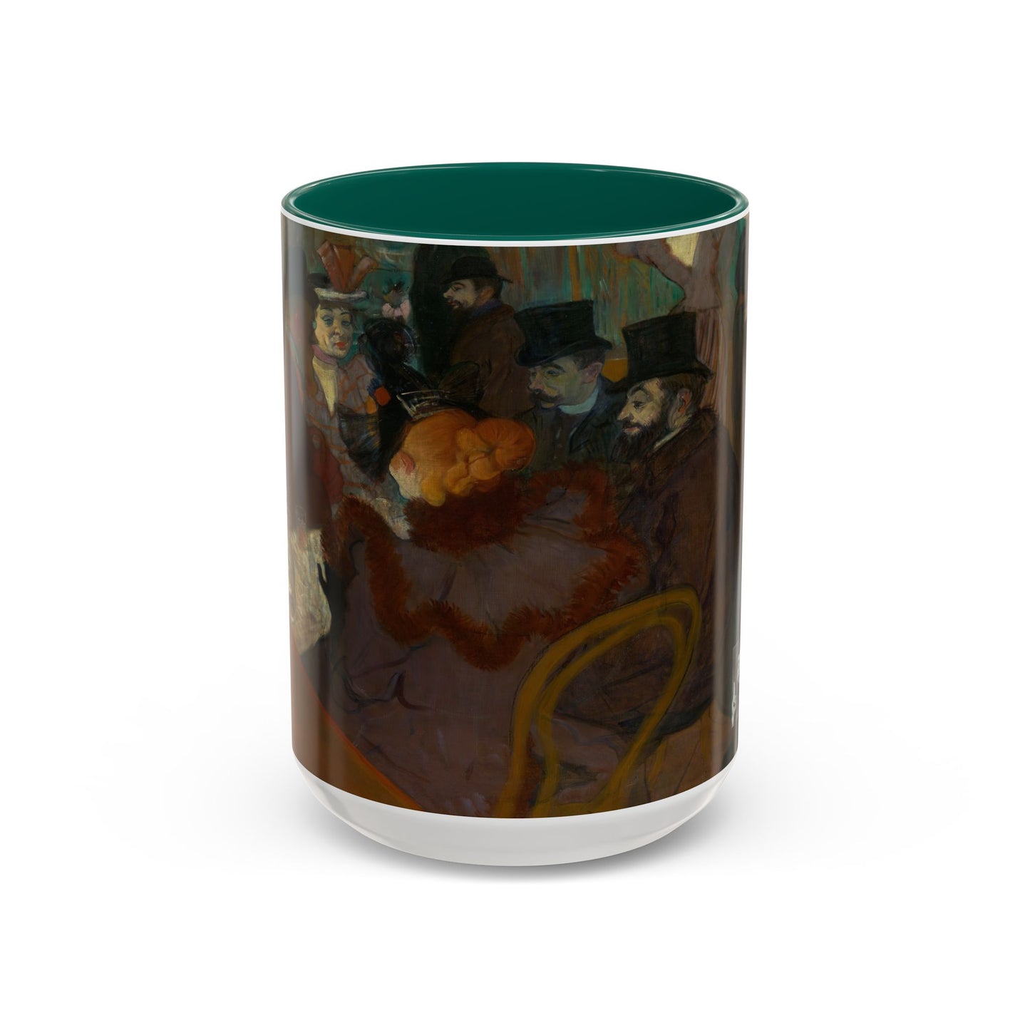 Toulouse-Lautrec, Henri - At the Moulin Rouge (1892) - Colorful Accent Mugs