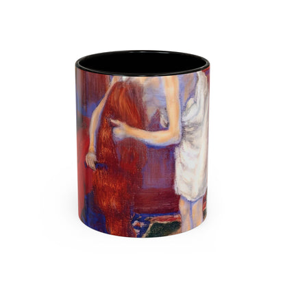 Ranson, Paul - The Golden Head of Hair (1909) - Colorful Accent Mugs