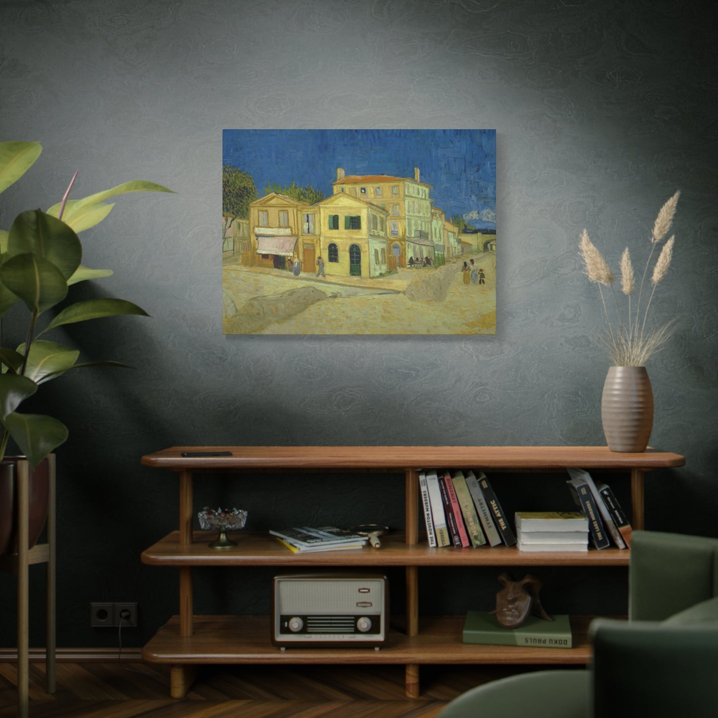 Van Gogh, Vincent - The Yellow House (1888)- Canvas Block, unframed