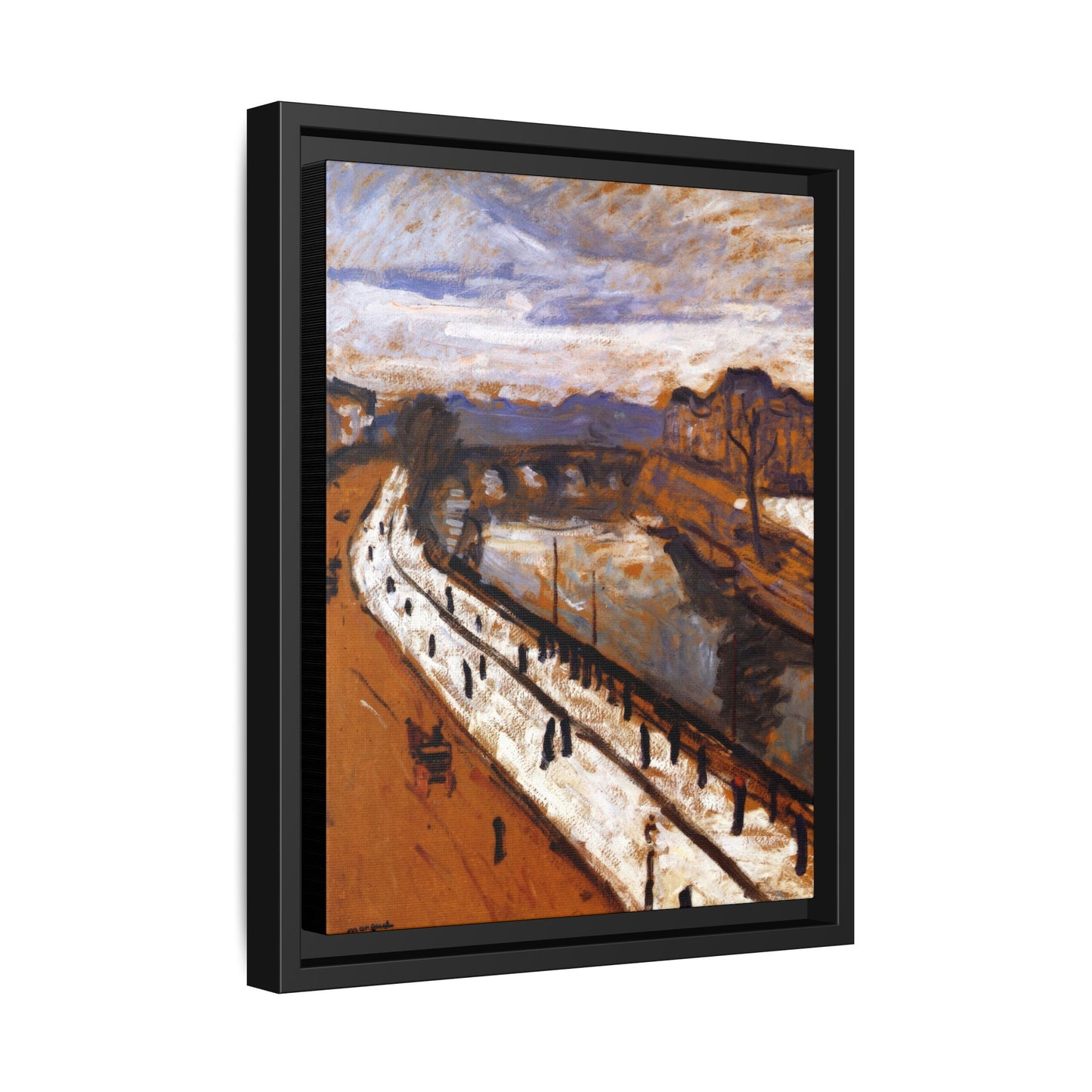 Marquet, Albert - Quai des Grands-Augustins (1905) - Matte Canvas, Framed