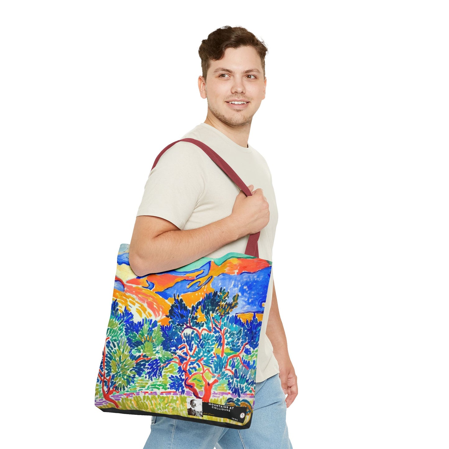 Derain, André - Mountains at Collioure (1905) - Tote Bag