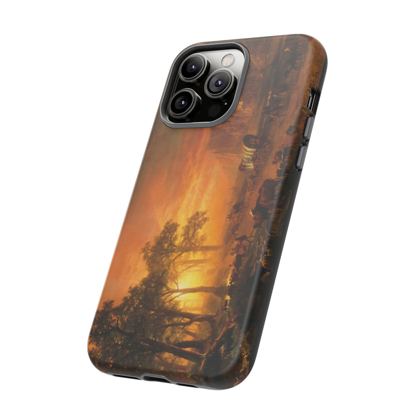 Bierstadt, Albert - Emigrants Crossing the Plains (1867) - Tough Phone Cases