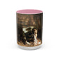Courbet, Gustave - The Painter’s Studio (1855) - Colorful Accent Mugs