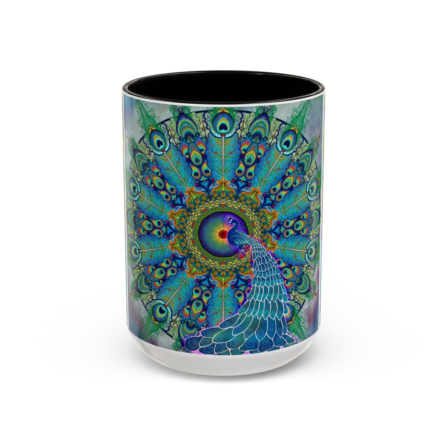 Pacio, Adam - Melek Taus Mandala - Colorful Accent Mugs