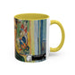 Van Gogh, Vincent - Self Portrait with Bandaged Ear (1889) - Colorful Accent Mugs