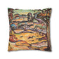 Braque, Georges - Olive Tree near L'Estaque (1906) - Suede Square Pillowcase