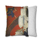Gauguin, Paul - Vision of the Sermon (Jacob Wrestling with the Angel) (1888) - Suede Square Pillowcase