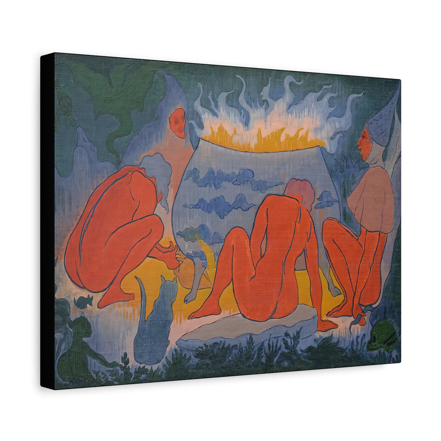 Ranson, Paul - Witches Around the Fire (1891) - Canvas Block, unframed