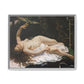 Courbet, Gustave - Woman with a Parrot (1866) - Matte Canvas, Framed