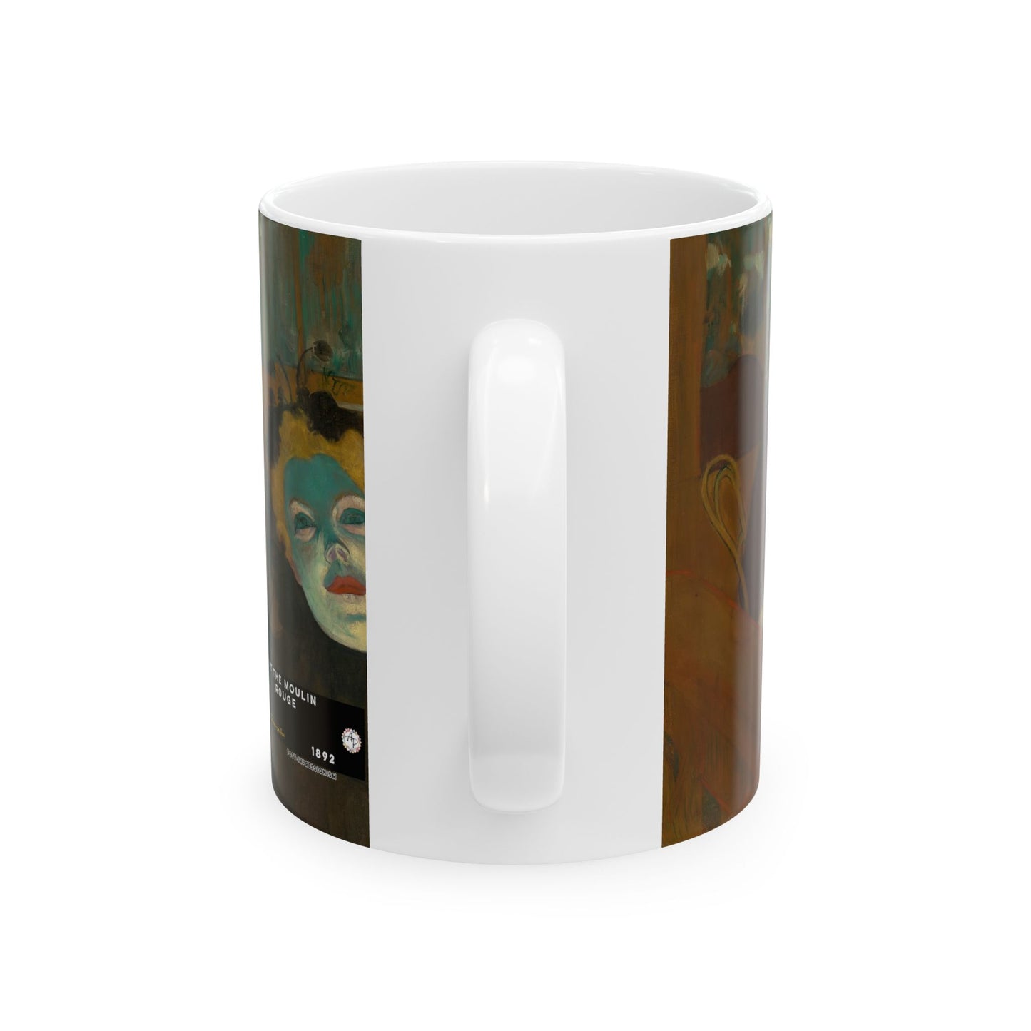 Toulouse-Lautrec, Henri - At the Moulin Rouge (1892) - Ceramic Mug