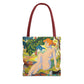 Toulouse-Lautrec, Henri - At the Moulin Rouge (1892) - Tote Bag