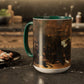 Courbet, Gustave - The Painter’s Studio (1855) - Colorful Accent Mugs