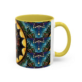 Obsidian Grandmothers Mandala - Colorful Accent Mugs