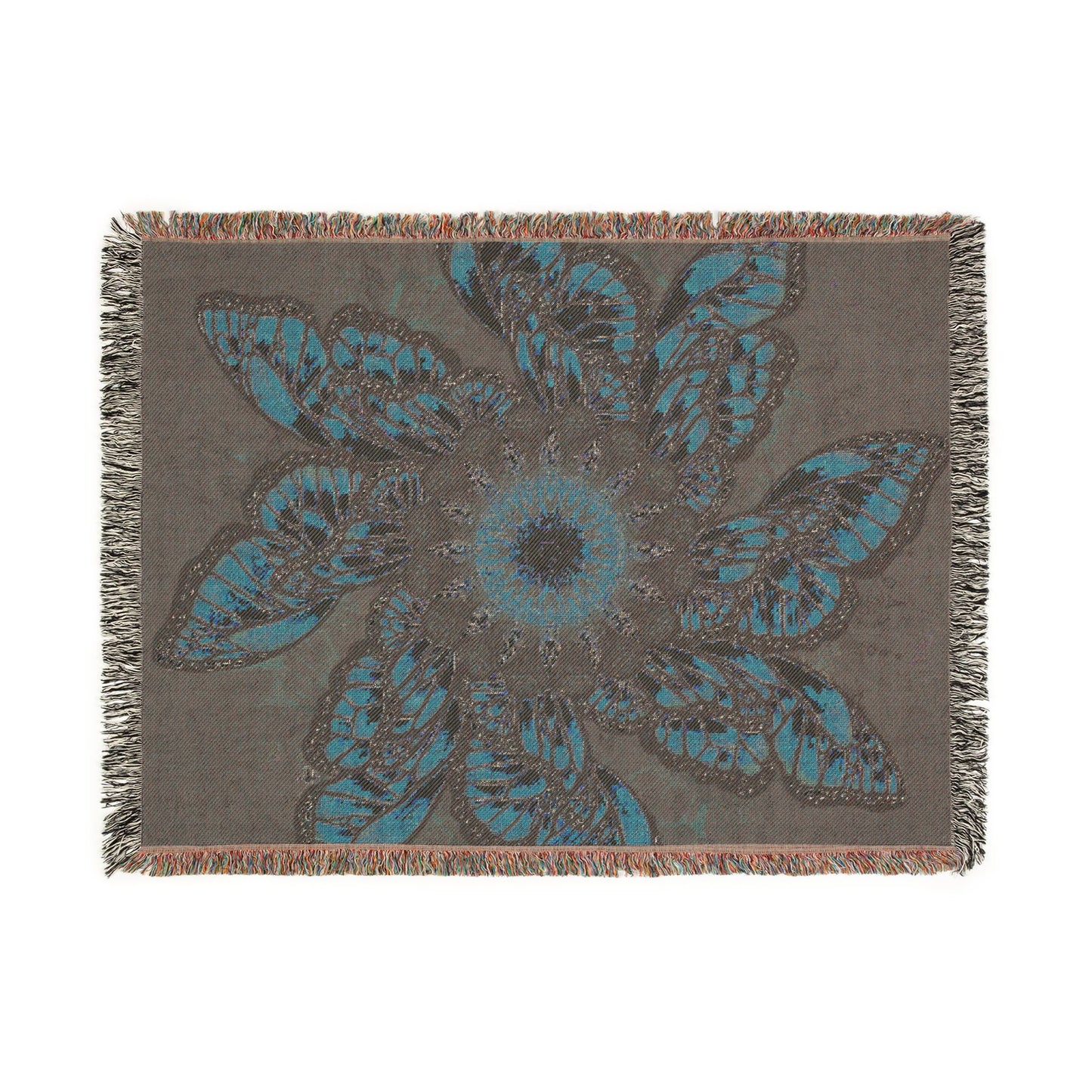 Pacio, Adam - Monarch Butterfly Mandala - Woven Blanket