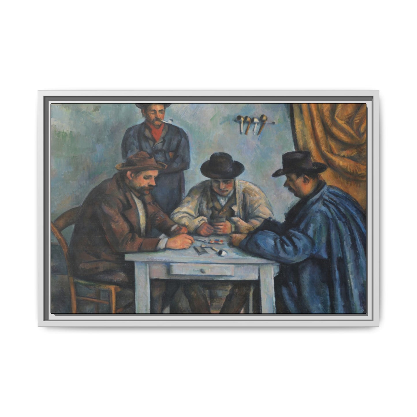 Cézanne, Paul - The Card Players (1892) - Matte Canvas, Framed