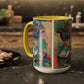 Matisse, Henri - Woman with a Hat (1905) - Colorful Accent Mugs