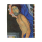 Filiger, Charles - The Recumbent Christ (1895) - Velveteen Plush Blanket