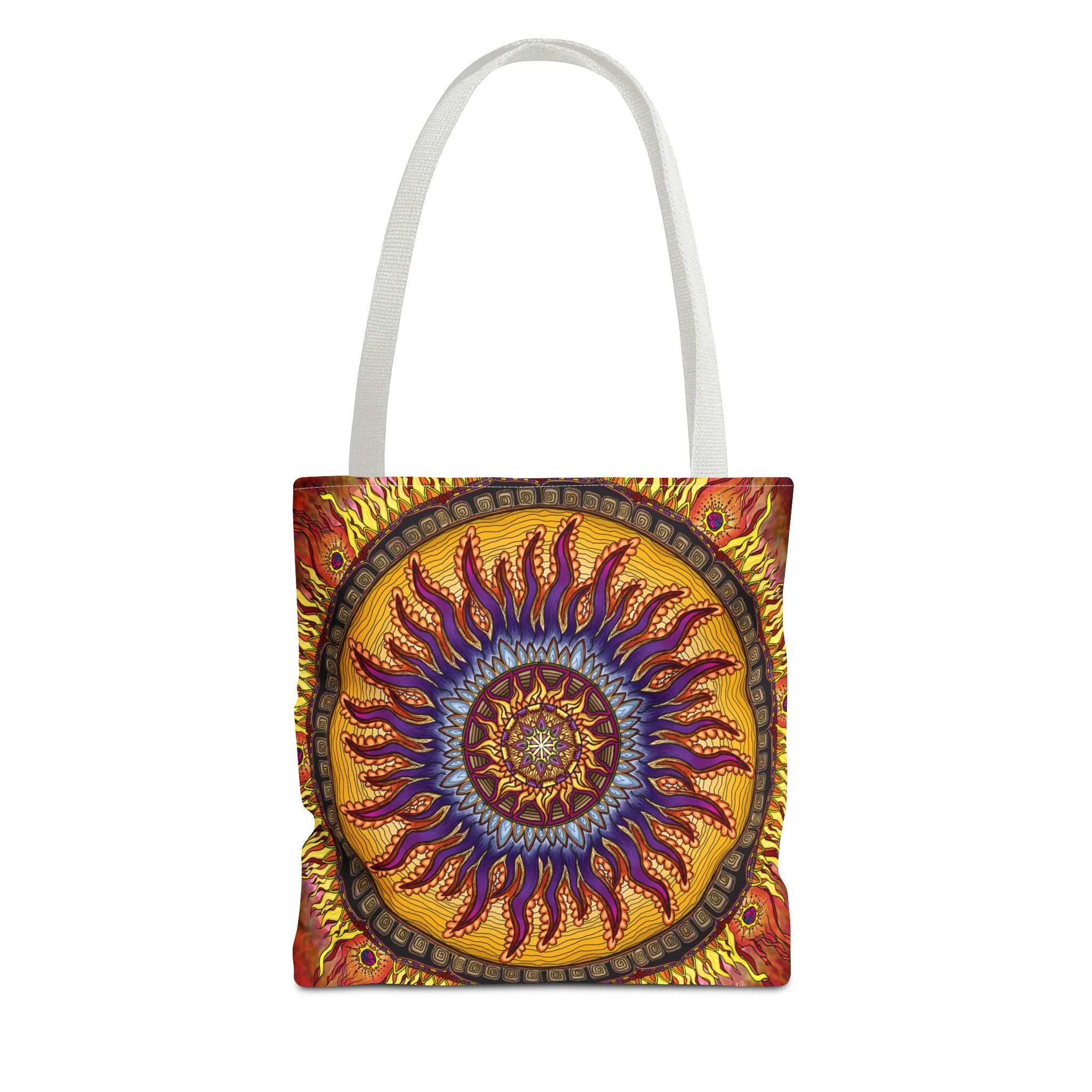 Solar Disc Mandala - Tote Bag