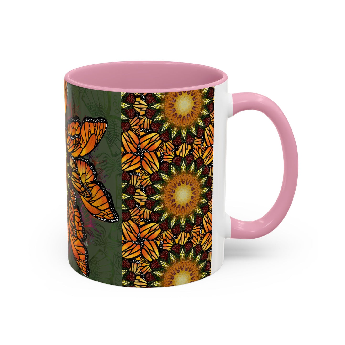 Pacio, Adam - Monarch Butterfly Mandala - Colorful Accent Mugs