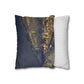 Pissarro, Camille - The Boulevard Montmartre At Night (1897) - Suede Square Pillowcase
