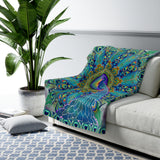 Melek Taus Mandala - Sherpa Fleece Blanket