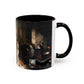 Courbet, Gustave - The Painter’s Studio (1855) - Colorful Accent Mugs