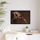Courbet, Gustave - Study of a Nude Man (1840) - Matte Canvas, Framed