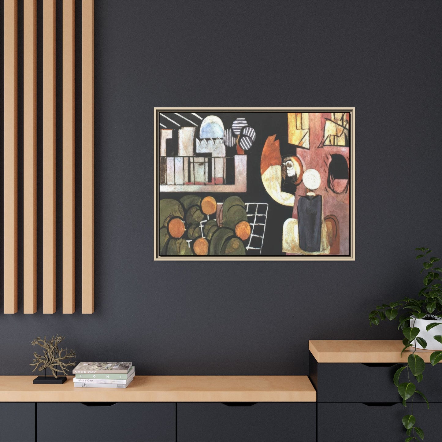 Matisse, Henri - The Moroccans (1916) - Matte Canvas, Framed