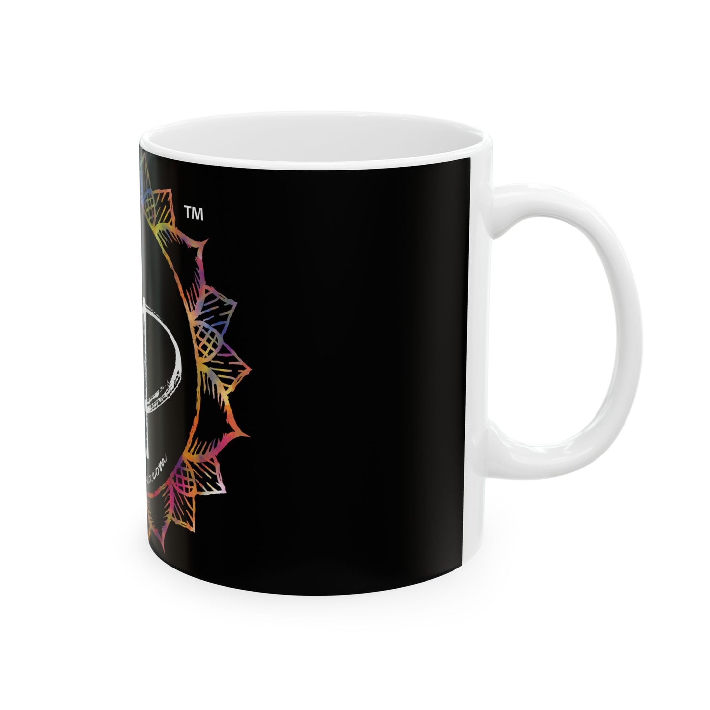 AdamPacio.com Logo - Black - Ceramic Mug