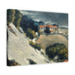 Cézanne, Paul - L’Estaque, Melting Snow (1870) - Canvas Block, unframed