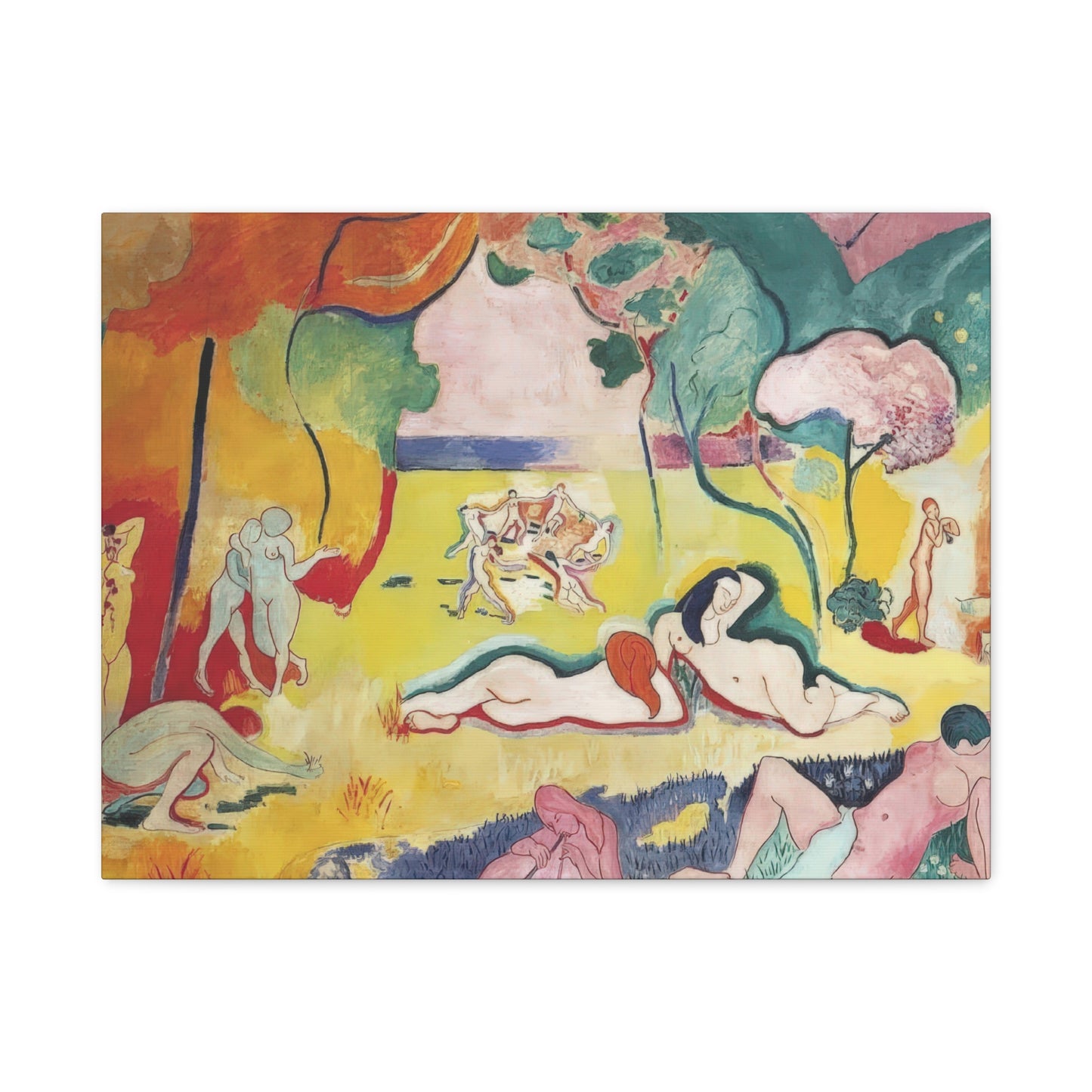Matisse, Henri - The Joy of Life (1905) - Canvas Block, unframed